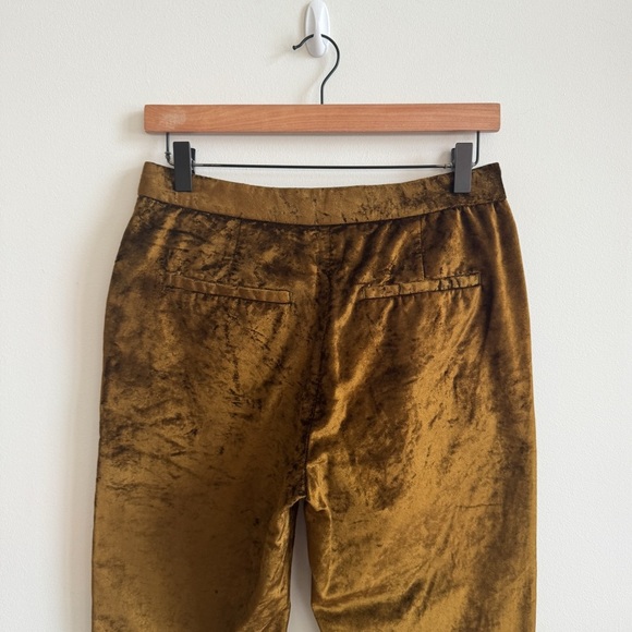 RAG & BONE • Poppy Velvet Trousers in Olive - Picture 7 of 12